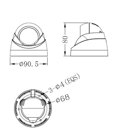 Камера TopVision TV-LHTC200F 2mp 2.8мм (пластик)